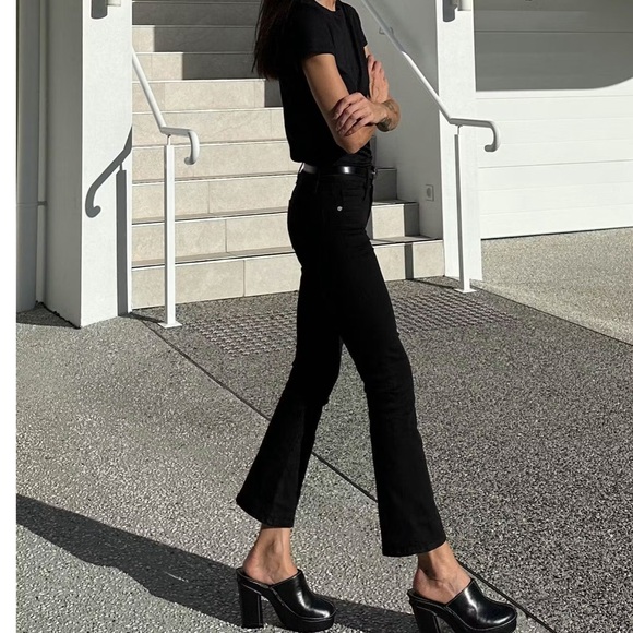 Frame Stretch Denim Mini Boot Leg Cropped - Picture 5 of 15